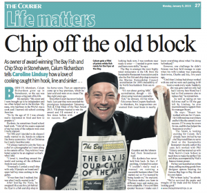chip off old block press clipping