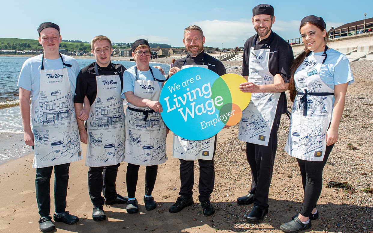 The Bay is first UK fish and chip shop to offer Living Wage